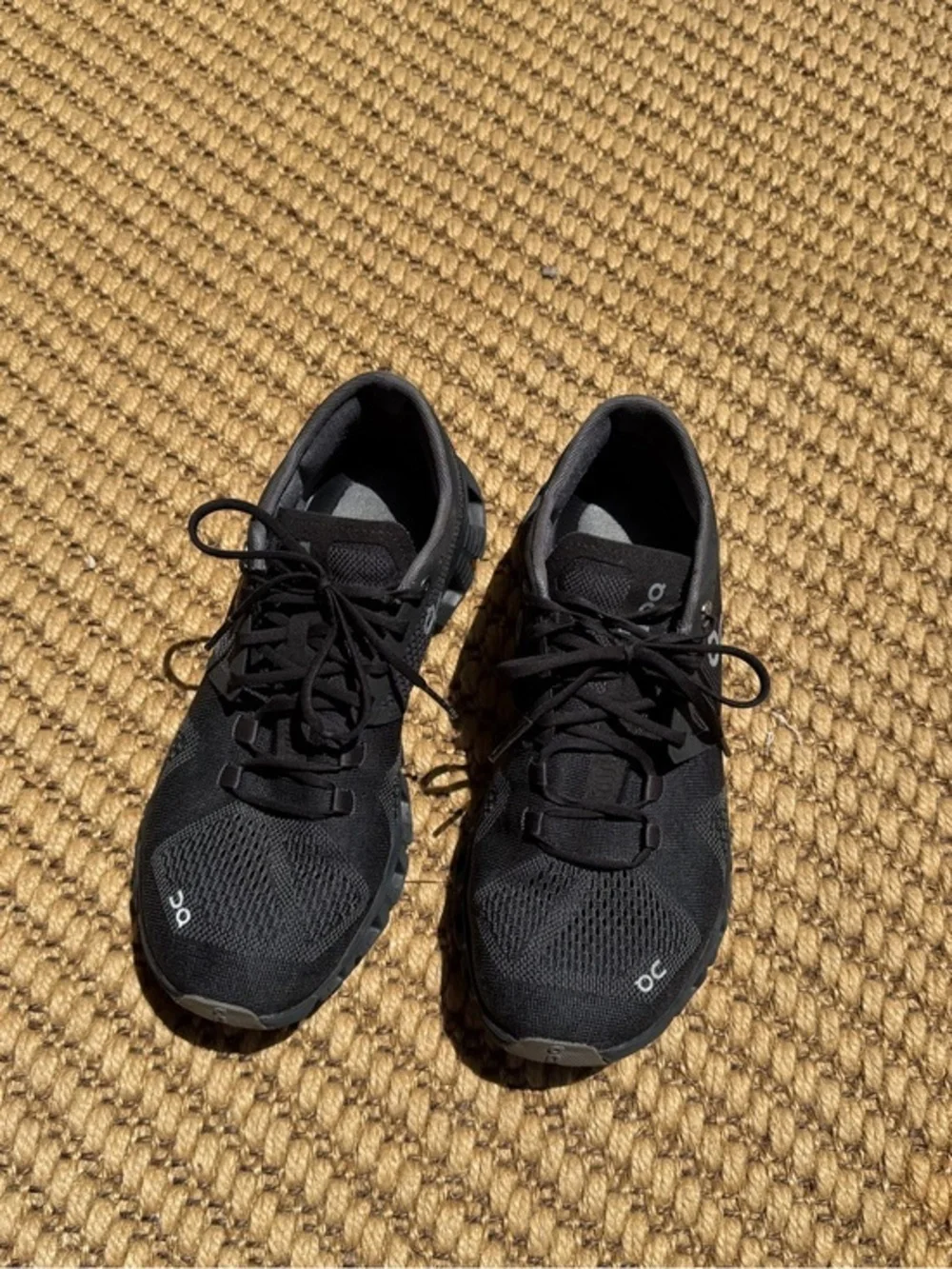 On Running Black Mesh Performance Sneakers